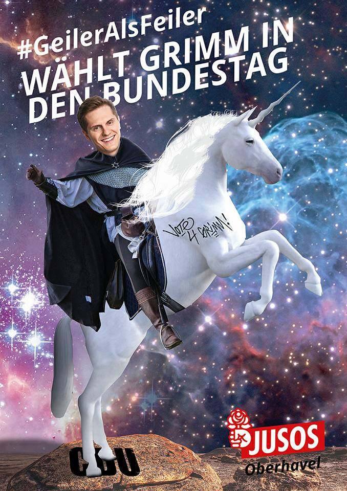 Einhornpower zur Bundestagswahl