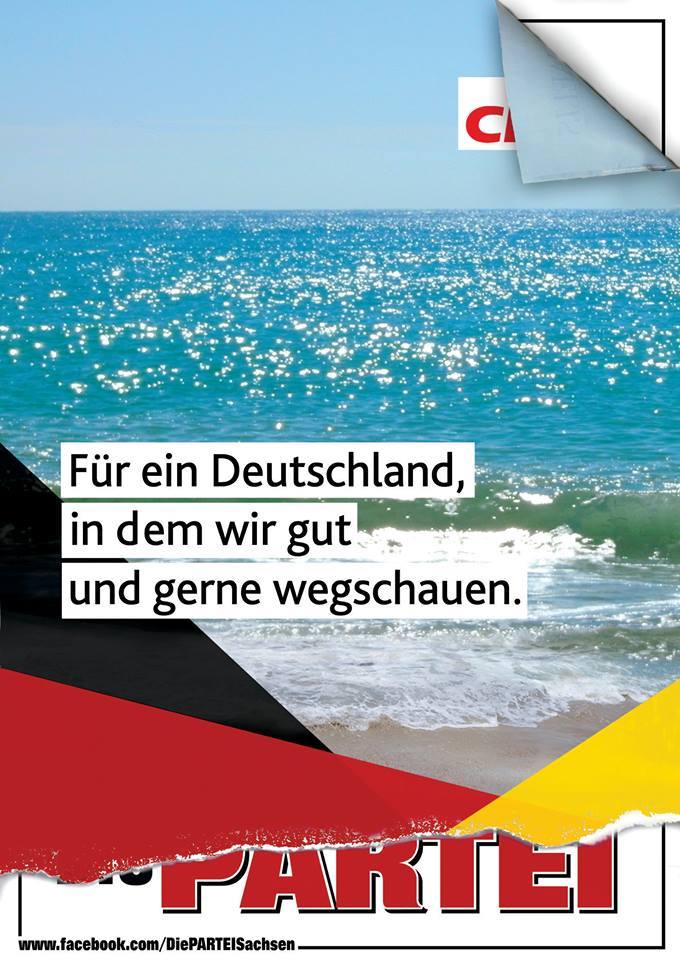 Facebook sperrt Posts der Partei wegen des Fotos vom am Strand liegenden toten Flüchtlingskind