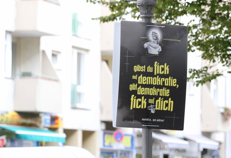 Wahlplakate Neukölln 