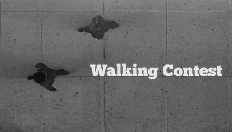 Ein Spleen wird zum Kurzfilm: Walking Contest – Why can’t we walk together?