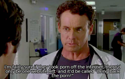 Dr. Cox über Internetporn
