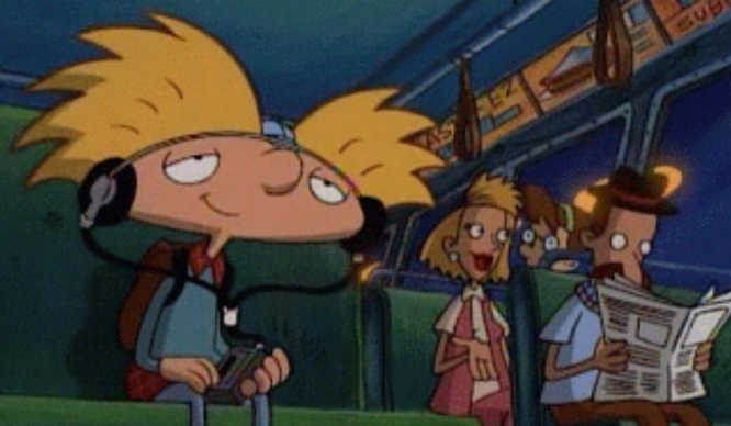 Hey-Arnold-Walkman-Gif-Beat: Flamingosis – Football Head