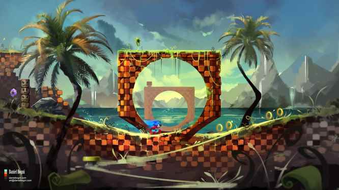 Selbstgemalte Screenshots aus Retrogames