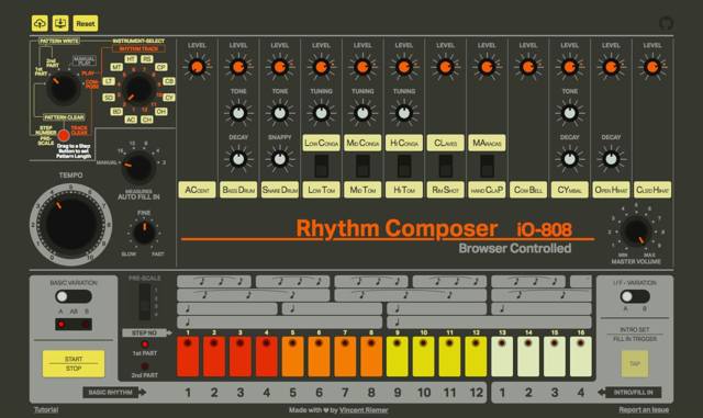 Die 808 im Browser spielen | Online Beats basteln mit dem Rhythm Composer schlechthin