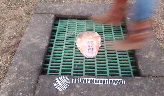 Donald Jump: Ein behüpfbares Trumpolin