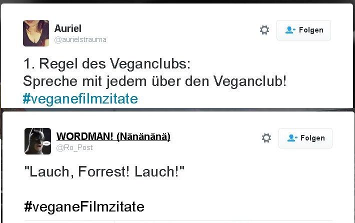 Twitter serviert vegane Filmzitate