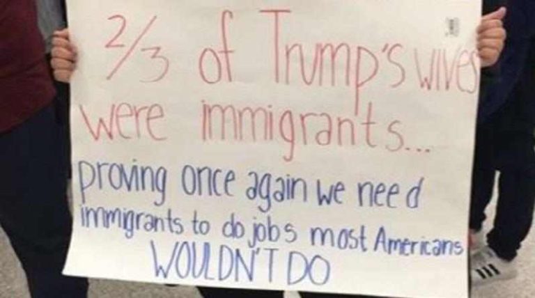 2/3 von Trumps Ehefrauen waren Immigranten