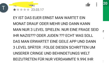 Überaus konstruktive Kritik