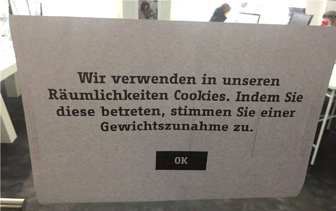 Offline-Cookie-Warnung