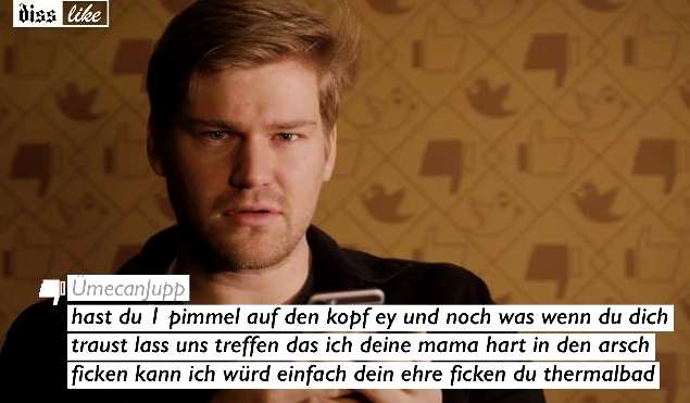 Shahak Shapira kommentiert Hasskommentare bei Disslike