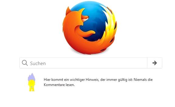 Ein ratsamer Hinweis vom Feuerfuchs