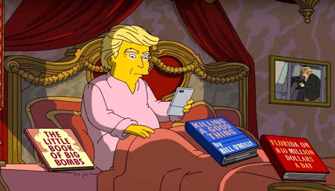 Das Simpsons-Intro über die ersten 100 Tage mit Donald Trump