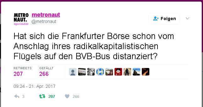 Es war gar kein Terror, es war „nur“ Kapitalismus