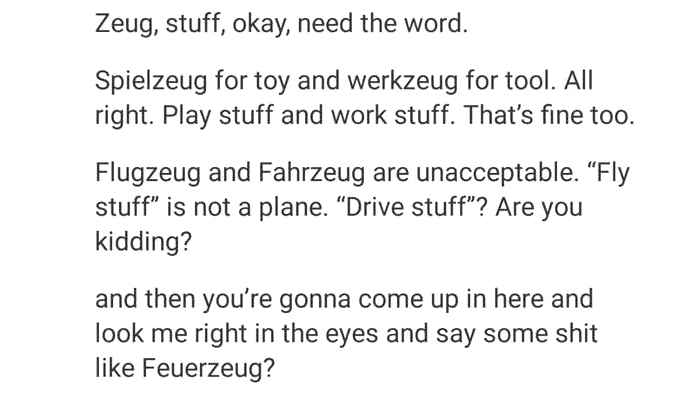 Stuff-Section-Zeug