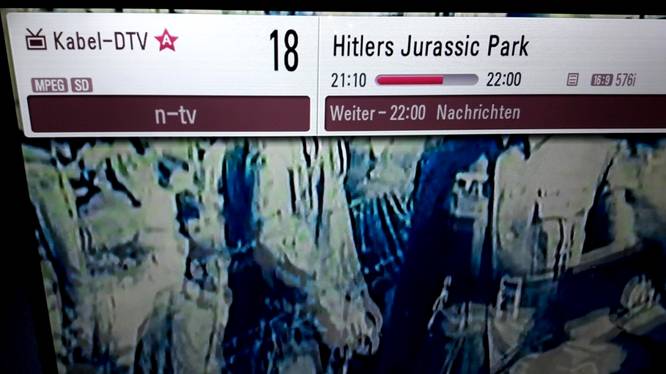 Letztens auf n-tv: Nazi-Dinos