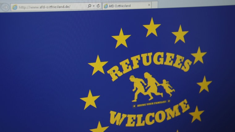 AfD-Ostfriesland.de heißt Flüchtlinge herzlich willkommen