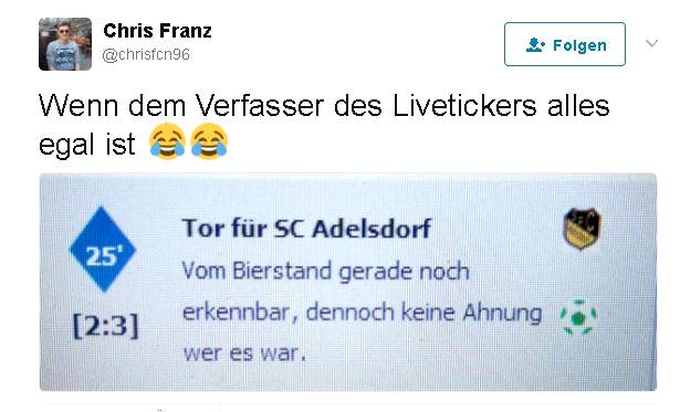 Neulich im Liveticker