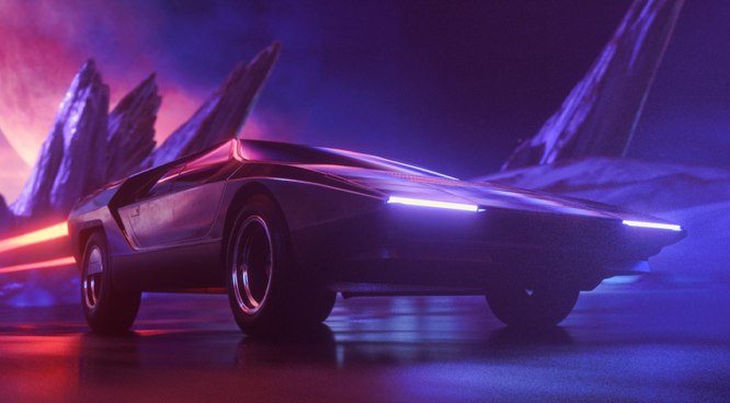 Synthwave-Cars im Future-Look der 80s