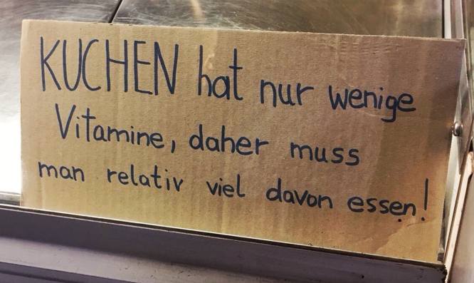 Weisheit des Tages: Viel hilft viel