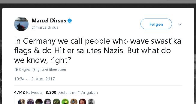 Nazi-Terrorism in Charlottesville