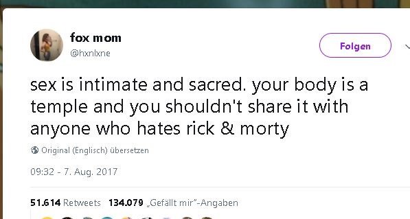 Sex, Drugs und Rick&Morty