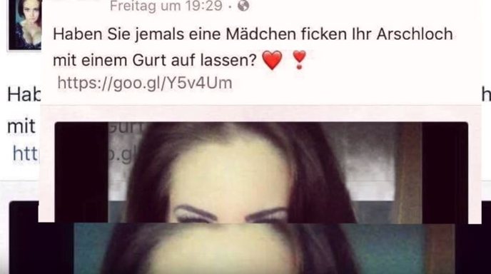 Ein Facebook-„Liebeslied“ gesungen von weiblichen Fake-Profilen