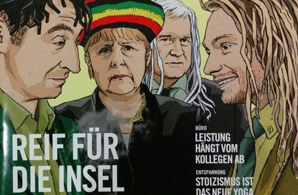 Die Titelseite der FAZ-Woche von heute riecht nach Jamaika