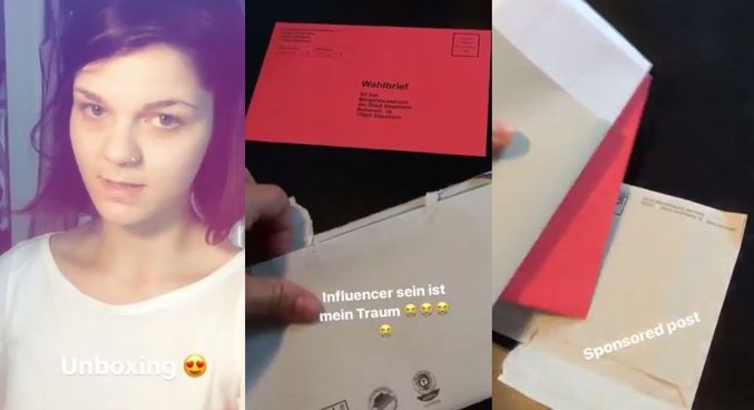 Influencer-Gratis-Produkt des Tages: Unboxing of Bierwahlunterlagen