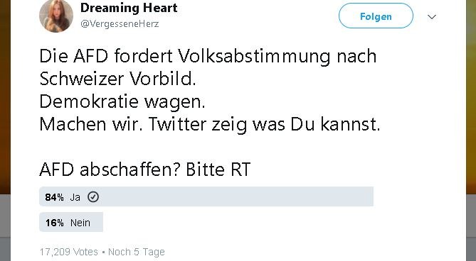 Volksabstimmung über den Löschkandidat