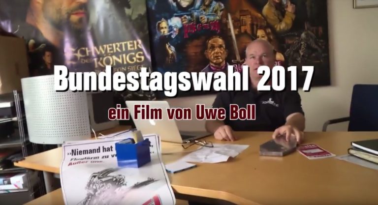 Wahlwerbespot der PARTEI – Uwe Boll als Außenminister für die BTW 2017