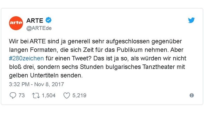 Leben am Limit: Twitter diskutiert über 280 Zeichen