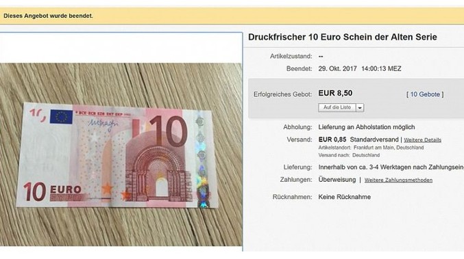 Jemand hat ein Schnäppchen gemacht