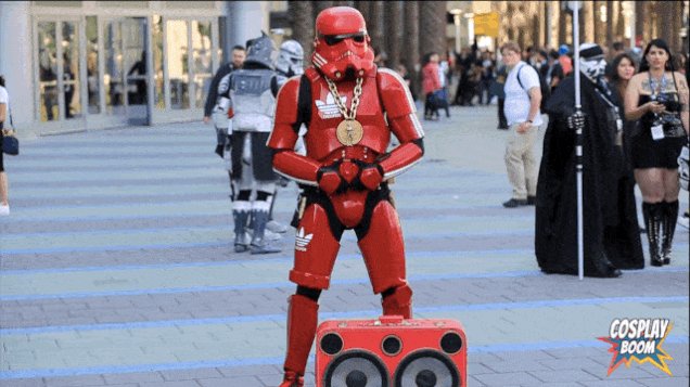 HipHop-Trooper is breakin‘ to the Boombox
