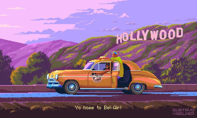 8-Bit-Binge-Bilder: Serien als Pixel-Art