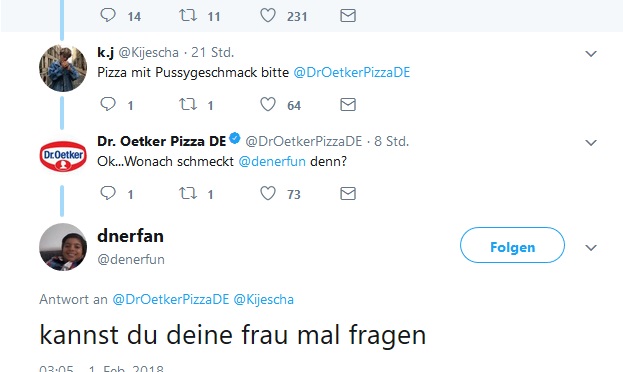 Dr. Oetkers Pizza got burned