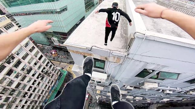 Rooftop-Escape aus Hong Kong