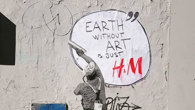 Streetart vs. H&M