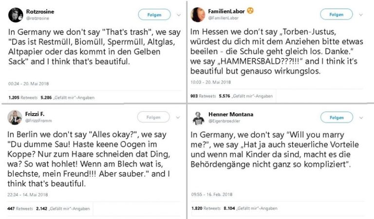 10 things we don’t say in Germany