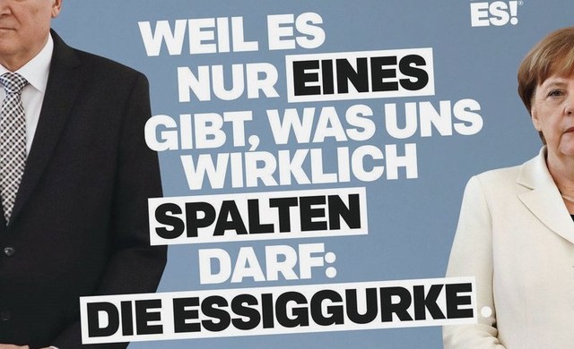 McDonalds über Seehofer, Merkel & die Gurke auf’m Burger