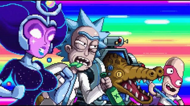 Pixel-Rick & Pixel-Morty