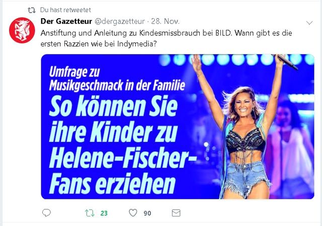 Die BILD ruft öffentlich zur Kindesmisshandlung auf! ?