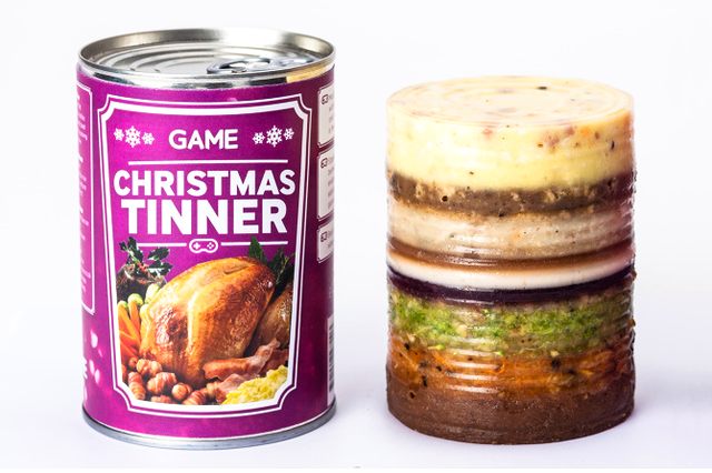 Das 3-Gänge-Weihnachtsmenü aus der Dose gibt es jetzt auch als vegetarische und vegane Version