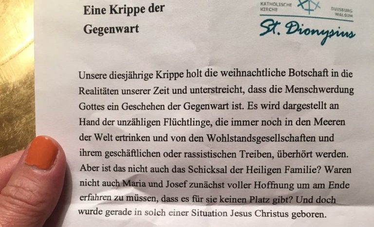 Eine Krippe der Gegenwart