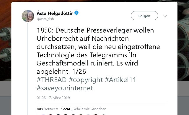 German Verlagslobby vs. Modern Technology