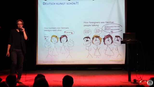 ScienceSlam: Warum klingt das Deutsche so schön hart?