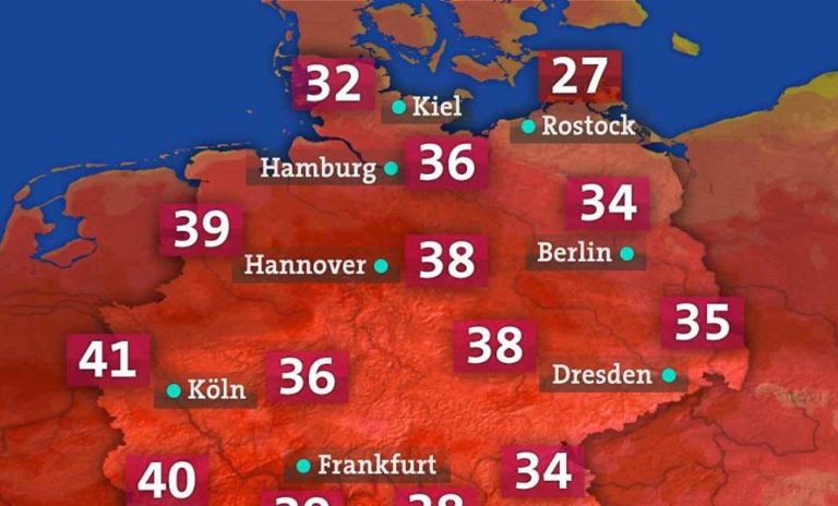 4̶0̶,̶5̶ 42,6°C | Hitzerekord in Deutschland geknackt – und v̶i̶e̶l̶l̶e̶i̶c̶h̶t̶ heute nochmal