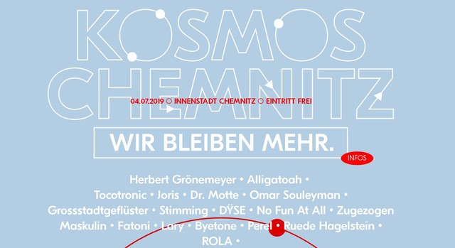 Live-Streams vom KosmosChemnitz – Wir bleiben mehr!