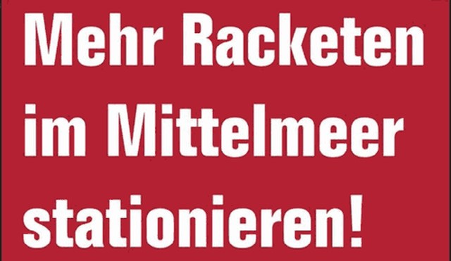 Die Partei fordert sofortige Aufrüstung!