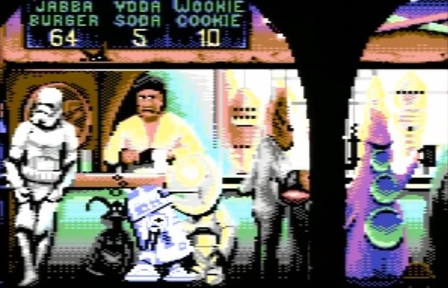 Eine Star Wars Demo erstellt auf einem Commodore 64