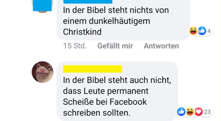 In der Bibel steht nichts